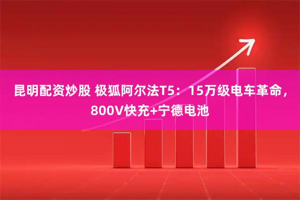 昆明配资炒股 极狐阿尔法T5：15万级电车革命，800V快充+宁德电池